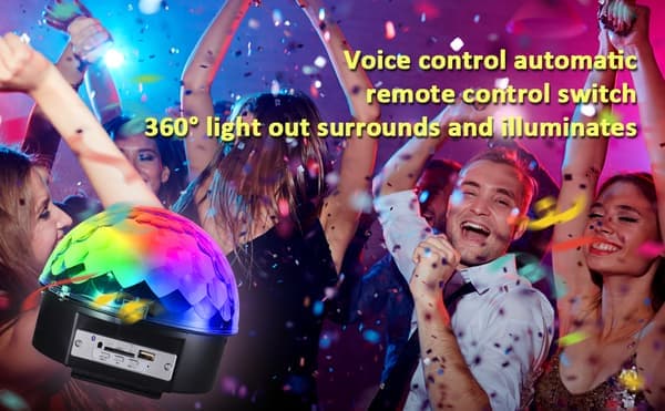 Magisk Diskolampe LED med Bluetooth-høyttaler