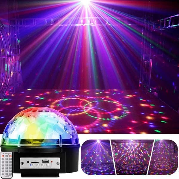 Magic Disco -lamppu LED Bluetooth-kaiuttimella
