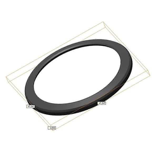 Til Xiaomi Watch S4 S3 PC Urramme Slankt Design Smartwatch Ringramme - Sølv sort