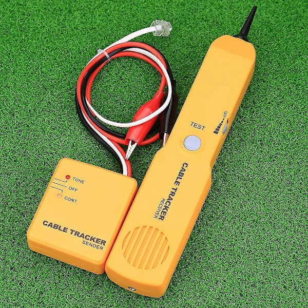 Cable Finder Tone Generator Probe Tracker Wire Tracer Cable Circuit Tester Features Alligator Clips RJ11 Connector Location Tool