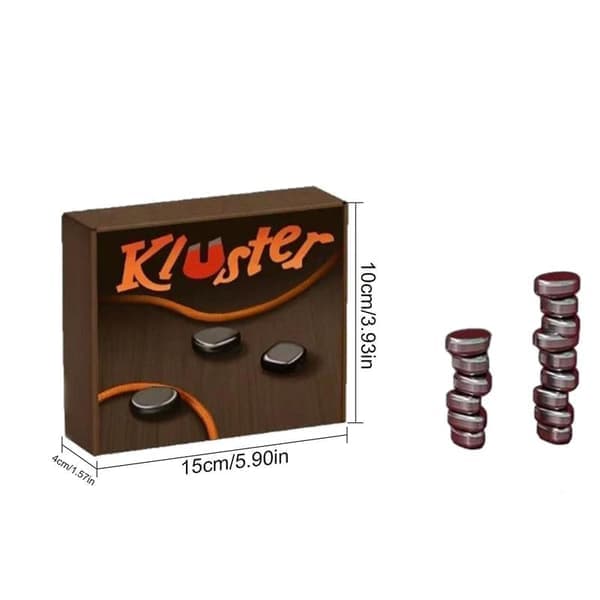Cluster Magnetisk Action Brætspil, Sjovt Magnetisk Spil til Bordet