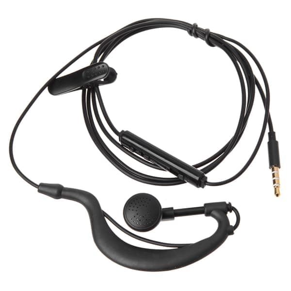 3,5 mm Jack Enkel Driver Headset Mono Endast Hörlurar Med Mikrofon För Telefon