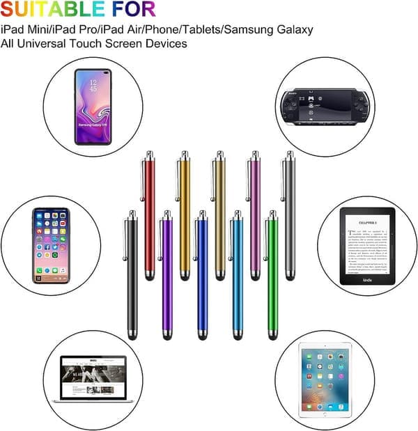 10 stk. Stylus Pen, Touch Pen universal touchskærm