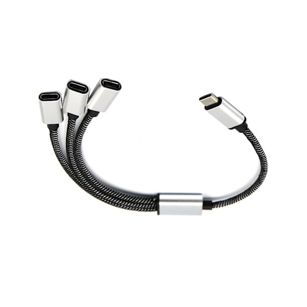 USB C Hane till 3 USB C Hona Splitter för Typ C Telefoner, Surfplattor, Bärbara datorer{DB}
