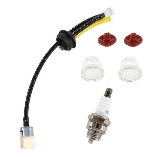 Förgasarrenoveringssats - ECHO BRD - Tändstift - Primerpump - 3 Bränsleslangar