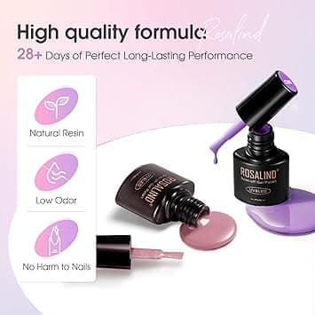 Gellakk Startsett med UV-lampe 36W Gel Defel Sett Shellac Kit