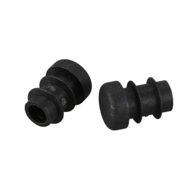 12st plast 12mm rörändplugg lock propp rörinsatsplugg rund