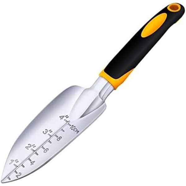 30x5,5 cm rustfri stålhagespade for planting, omplanting, luking og flytting