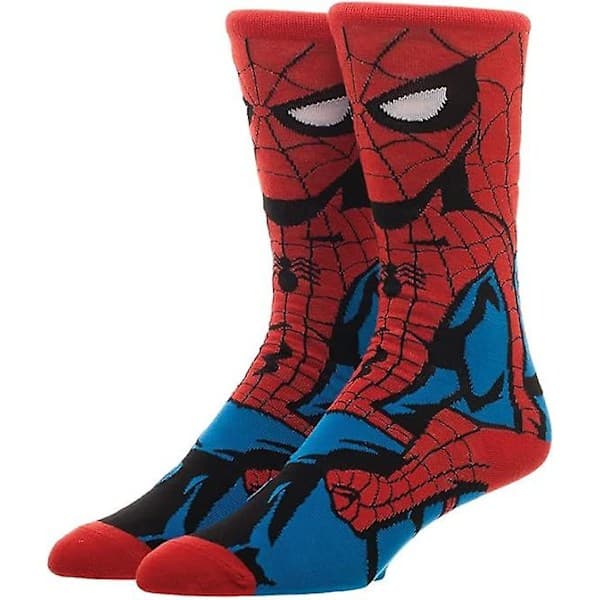 Marvel Spider-Man Afslappede 360 Karakter Crew Sokker Mænd