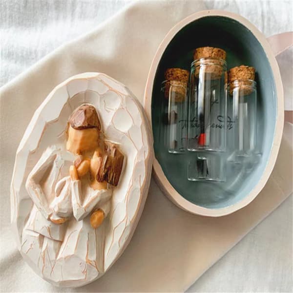 Willow Tree Vennlighetsboks Oval couple box