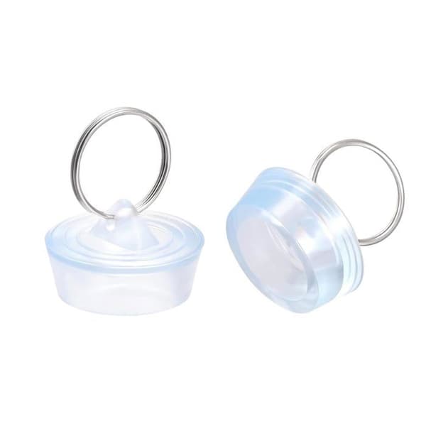Avloppsplugg - AIMOONSA - 29-32 mm - Ljusblå - 2-pack - Hängande ring