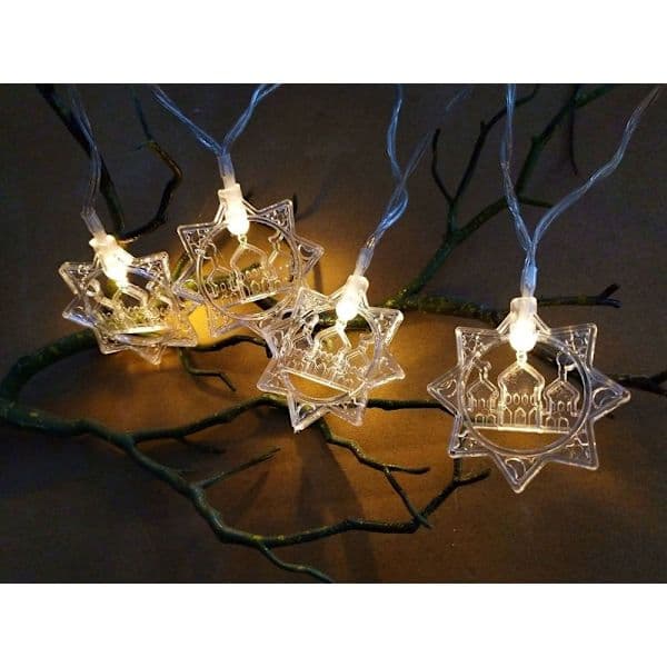 2m 10LED LED lyskæde Ramadan lanterne multicolor Style 4