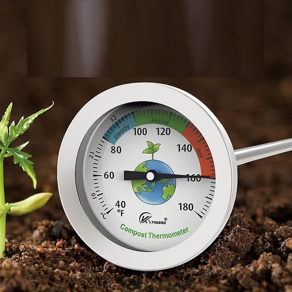 50 cm jordtermometer for hagearbeid