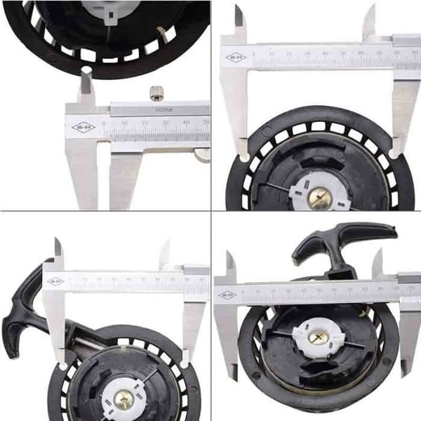 Motorcykel rekylstarter sort erstatning til 2-takts 49cc mini motocross ATV scooter