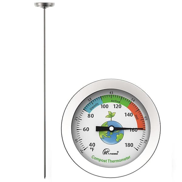 50 cm jordtermometer for hagearbeid