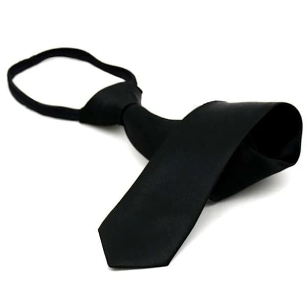 Ensfarvet slips - Forskellige farver Sort