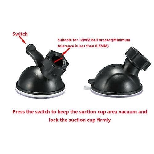 Bilens sugkoppsbasfäste för Nextbase 112 212 312gw 412gw Dash Cam - Perfekt