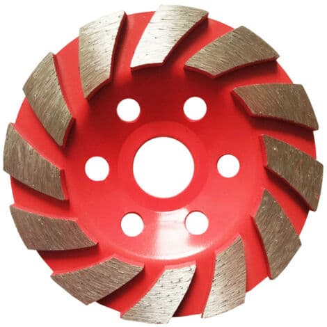stk. Diamantslibeskivesegment til polering af granit, murværk, sten, beton, keramik, udvendig diameter 100 mm (rød)