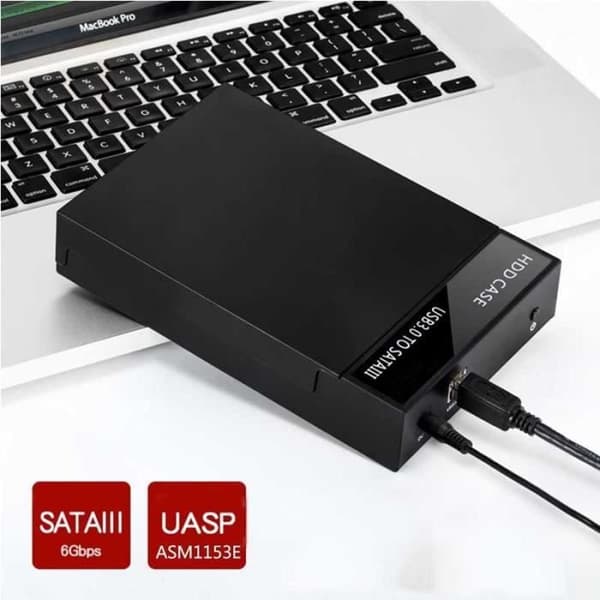 Externt hårddiskkabinett - RSHTECH - USB 3.0 - 2,5\" och 3,5\" - 16TB - UASP