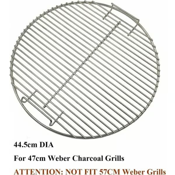 44,5 cm grill rund grillrist 7432 reservedel kulstang