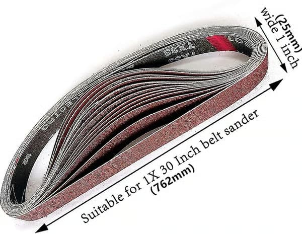 Slibebånd 25 x 762 mm