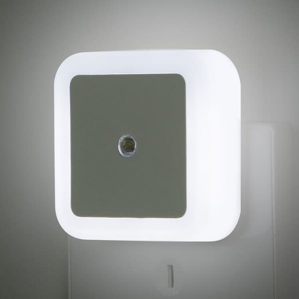 2 stk nattlys 0,5W LED-lampe automatisk med sensor for barn