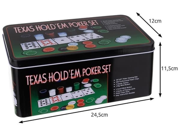 Pokersett / Texas Pokersett - 200 Chips