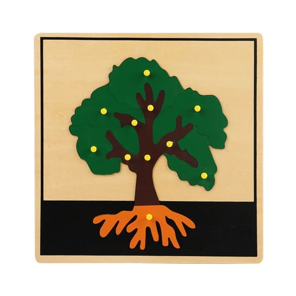 Träpussel - Tidiga leksaker för 3-åringar