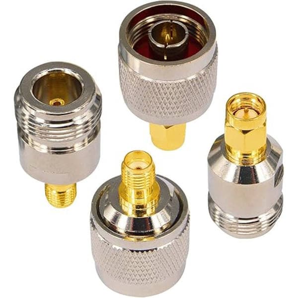 SMA til N Adapter Kit 4 Typer Stik N Han/Hun til SMA Hun