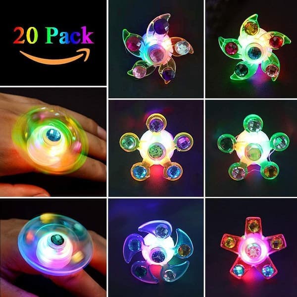 Bursdagsgaver til barn 20 LED fingerlys suvenirer fingerringlys ringer fingerlys ring for fingre gaver
