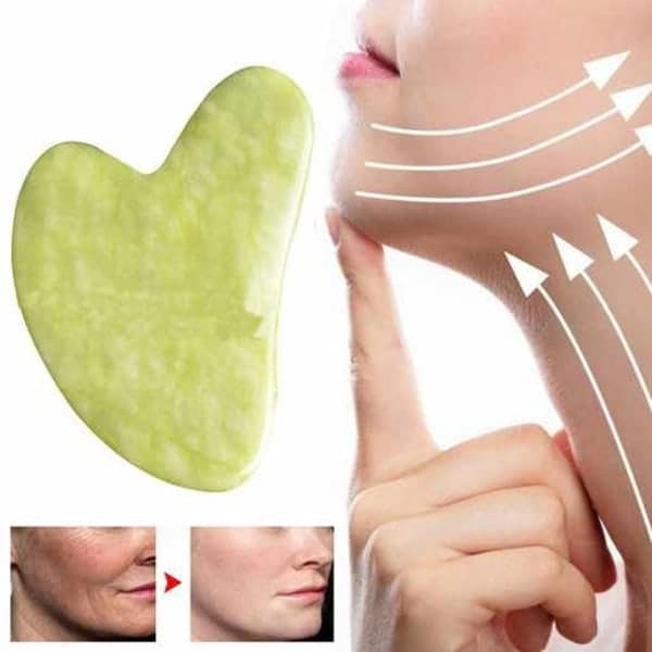 Gua Sha Skrape - Grønn Stor Pigget