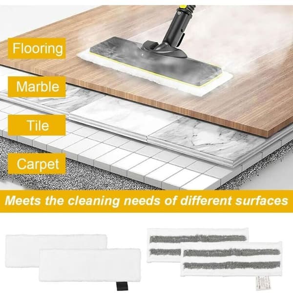 Sæt med 12 damprenser-tilbehør til Karcher Easyfix SC1/SC2/SC3/SC4/SC5/SV7