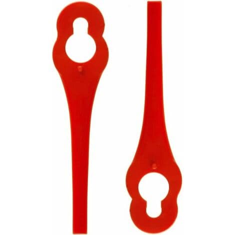 100 erstatningsblader kompatible med IKRA IART 2520 gresstrimmer, nylonblader for IAT 20-1M