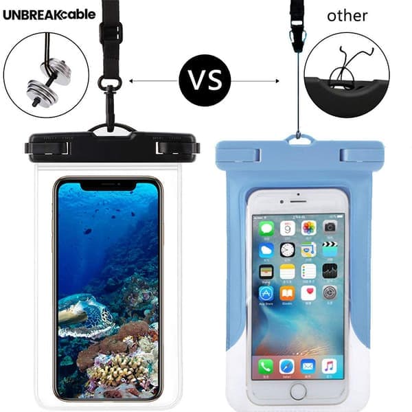 Vattentätt Smartphonefodral [2-pack] IPX8 Vattentätt Telefonfodral