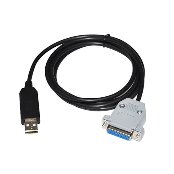 USB-D-SUB 15-PIN DB15 NAARASSOVITIN RS485 SARJALIITÄNTÄKAAPELI (5m)