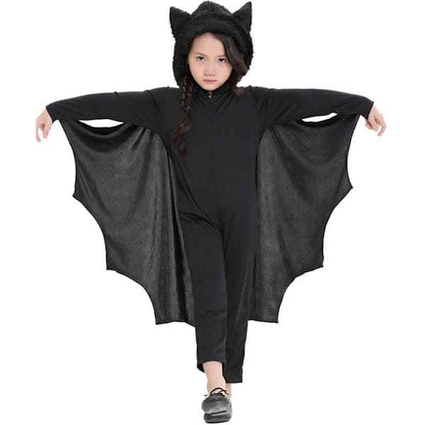 Halloween Fladdermusdräkt Barn Cosplay Kostymer 140
