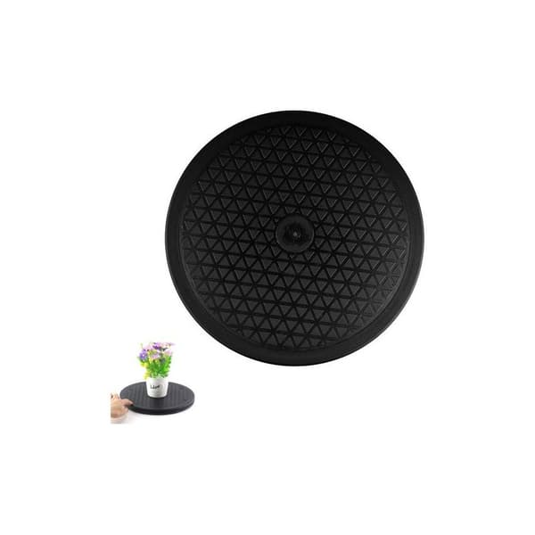 30 cm, med stålkulelager, solid plastskulptur med 360° roterende plattform, leireskulptur, utstillingsmøbler