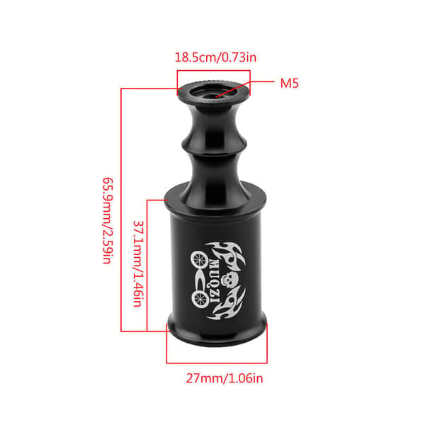 Quick Release Cykel Quick Release Lygteholder Forlængerhul Blue pirate