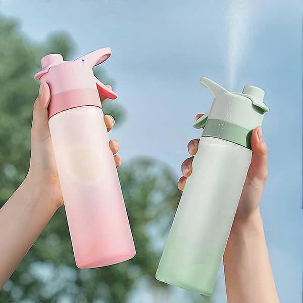 501-600 ml Gradientfärg Dimyta Sprayvattenflaska Utomhussportflaska