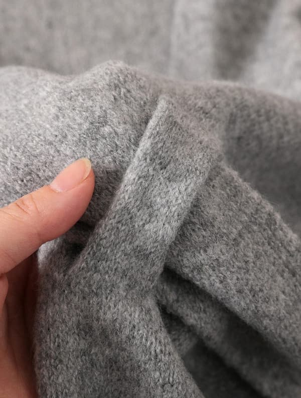 Damhalsduk Pashmina & Triangulär Sjal – Varm Lång Sjal för Fest & Vinterbruk Light Gray