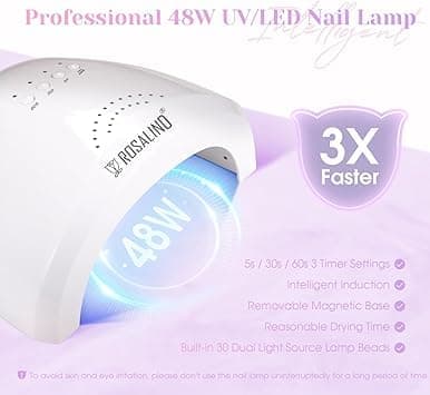 Gellakk Startsett med UV-lampe 36W Gel Defel Sett Shellac Kit