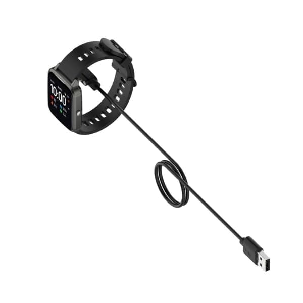 Realme Watch 3 Smartwatch Oplader USB Magnetisk Opladningsplade Sort