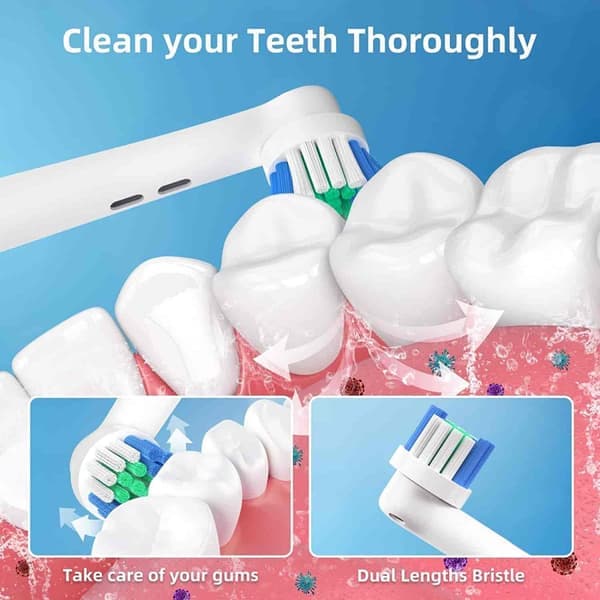 Kompatible Oral B Tandbørstehoveder 16-Pack Bäst pris