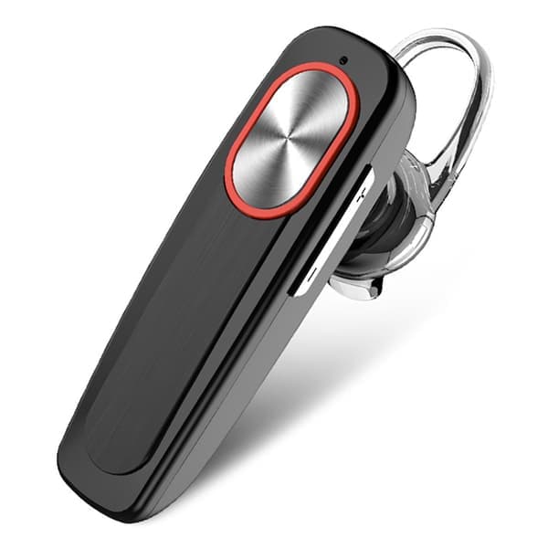 Trådløst Bluetooth-headset til mobiltelefon med mikrofon støjreduktion kørsel Black