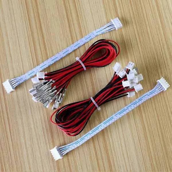2X Zero Delay Arcade DIY Kit USB Encoder PC til Joystick til 5-bens Joystick & 2,8 mm knap