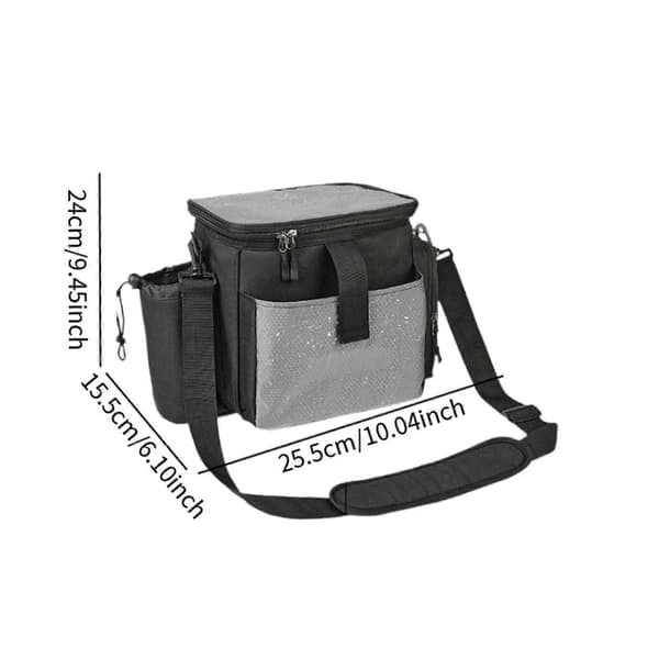 Discgolfbag passer til 13+ disker Discgolf startbag med flaskeholder