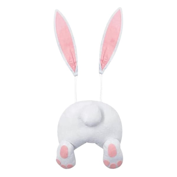 Bunny Butt for Wreath, Easter Wreath Decorations, Easter Outdoor Hanging Welcome Sign Wreath Attachment
