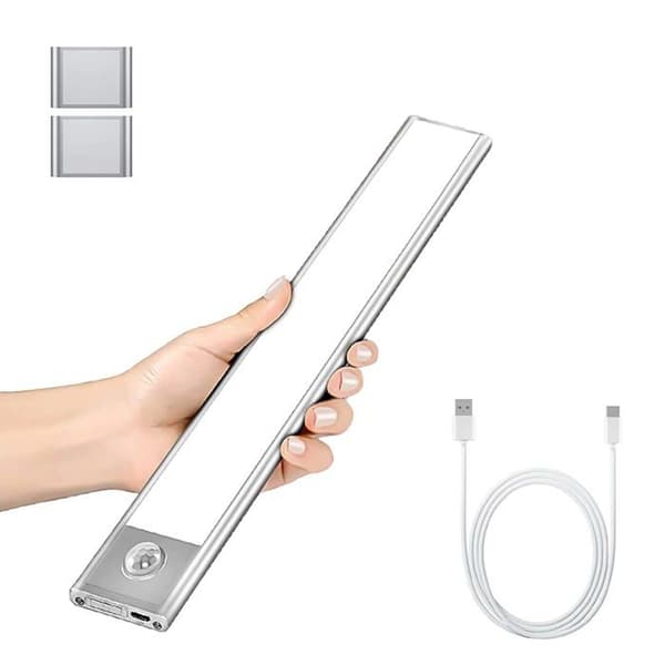 Garderobsbelysning - AIMOONSA - Uppladdningsbar LED - 20cm - Rörelsesensor - Ultratunn
