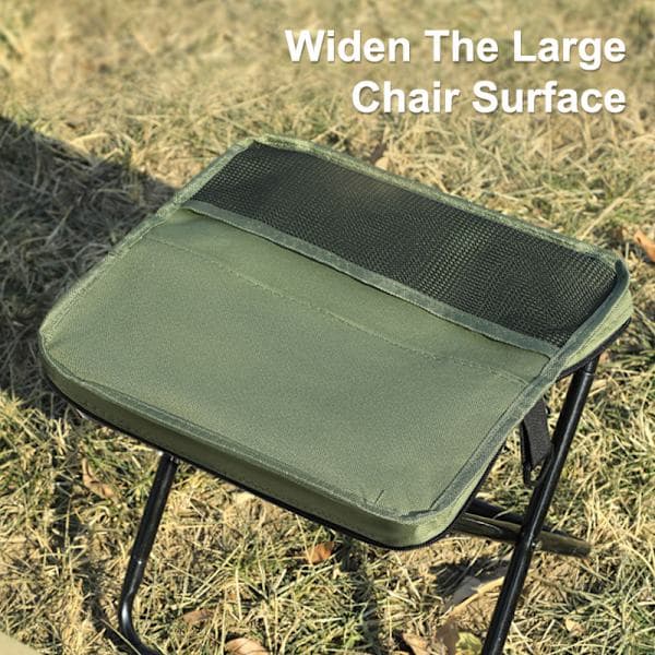 Foldable Backpack Chair Portable Folding Chair With Carry Bag Green L