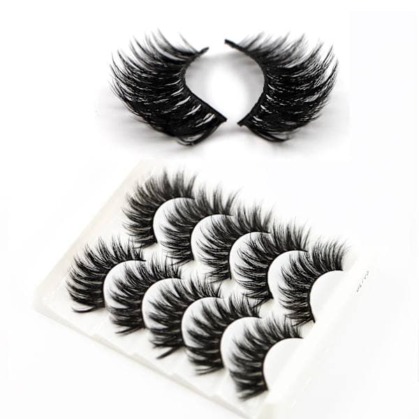 5-pack lösögonfransar - 6D faux mink - G208